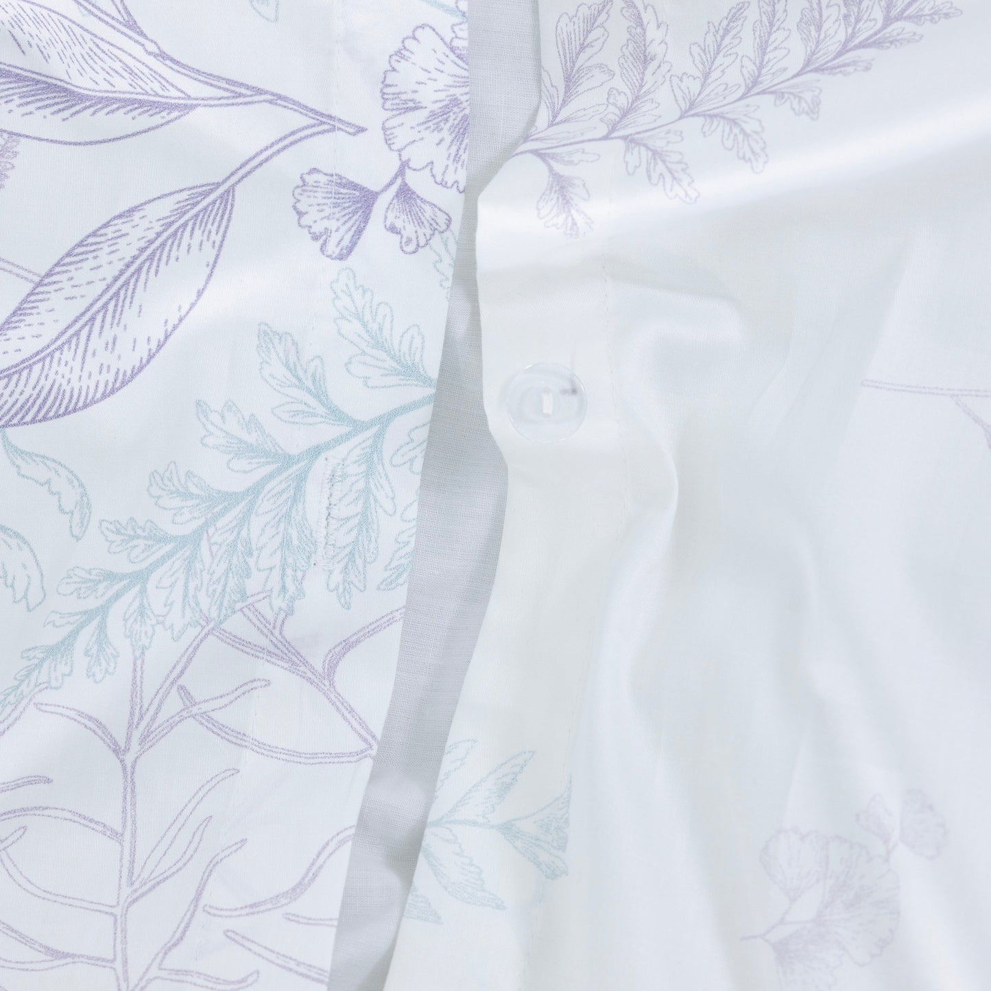 100% Cotton Sateen Printed Duvet Cover Set – 300 Thread Count Luxury Bedding – Ultra Soft & Breathable - 16870