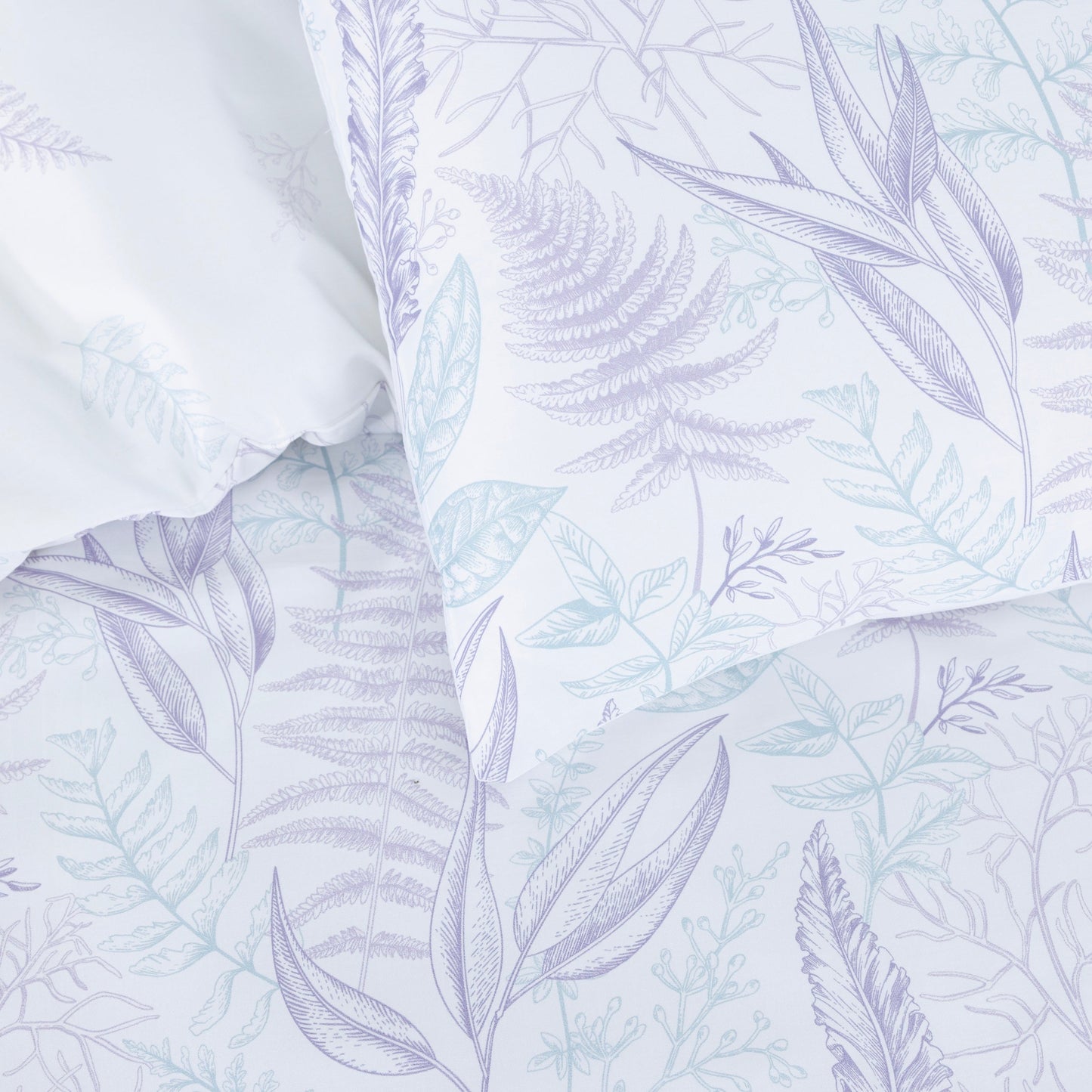 100% Cotton Sateen Printed Duvet Cover Set – 300 Thread Count Luxury Bedding – Ultra Soft & Breathable - 16870