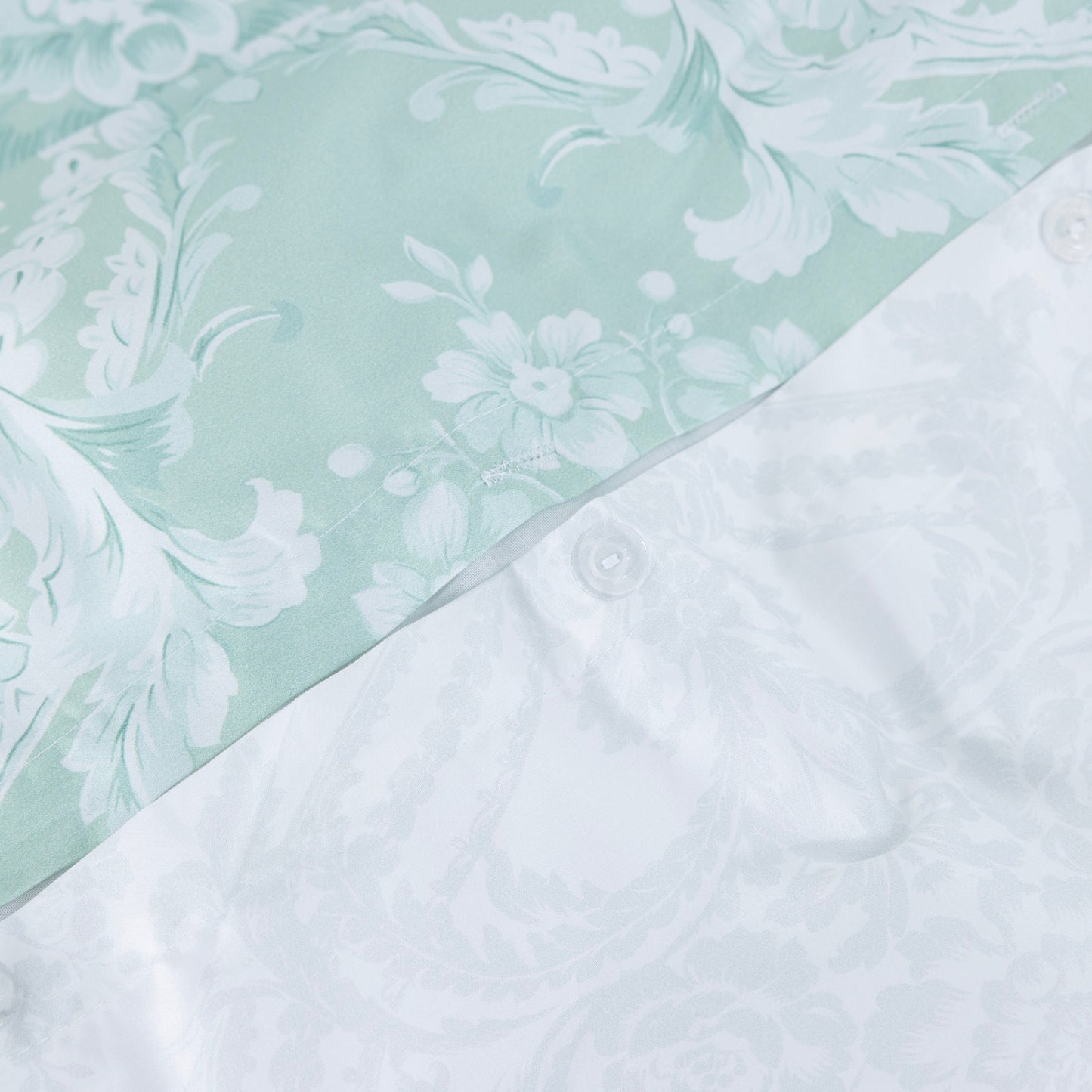 100% Cotton Sateen Printed Duvet Cover Set – 300 Thread Count Luxury Bedding – Ultra Soft & Breathable - 16835