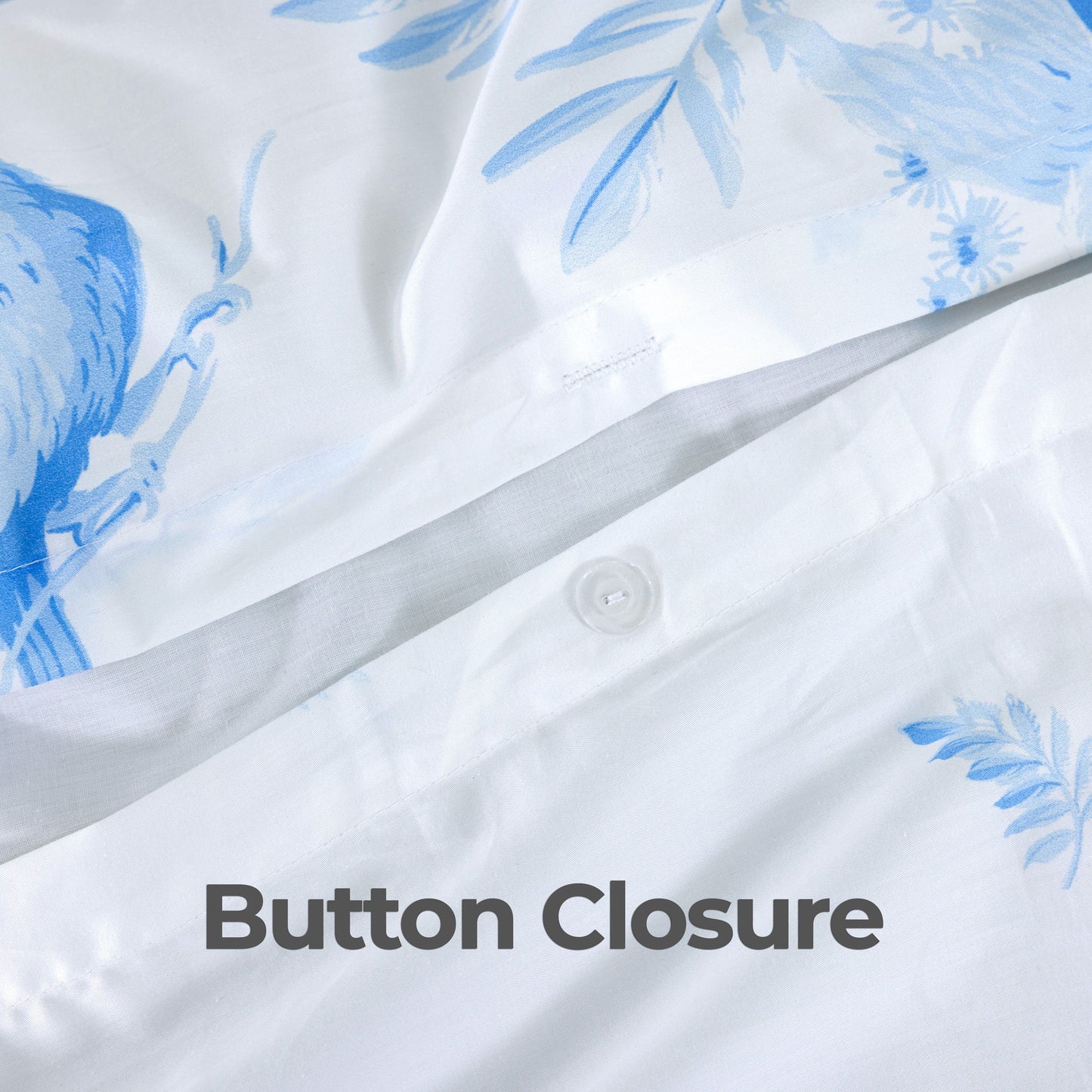 100% Cotton Sateen Printed Duvet Cover Set – 300 Thread Count Luxury Bedding – Ultra Soft & Breathable - 18497