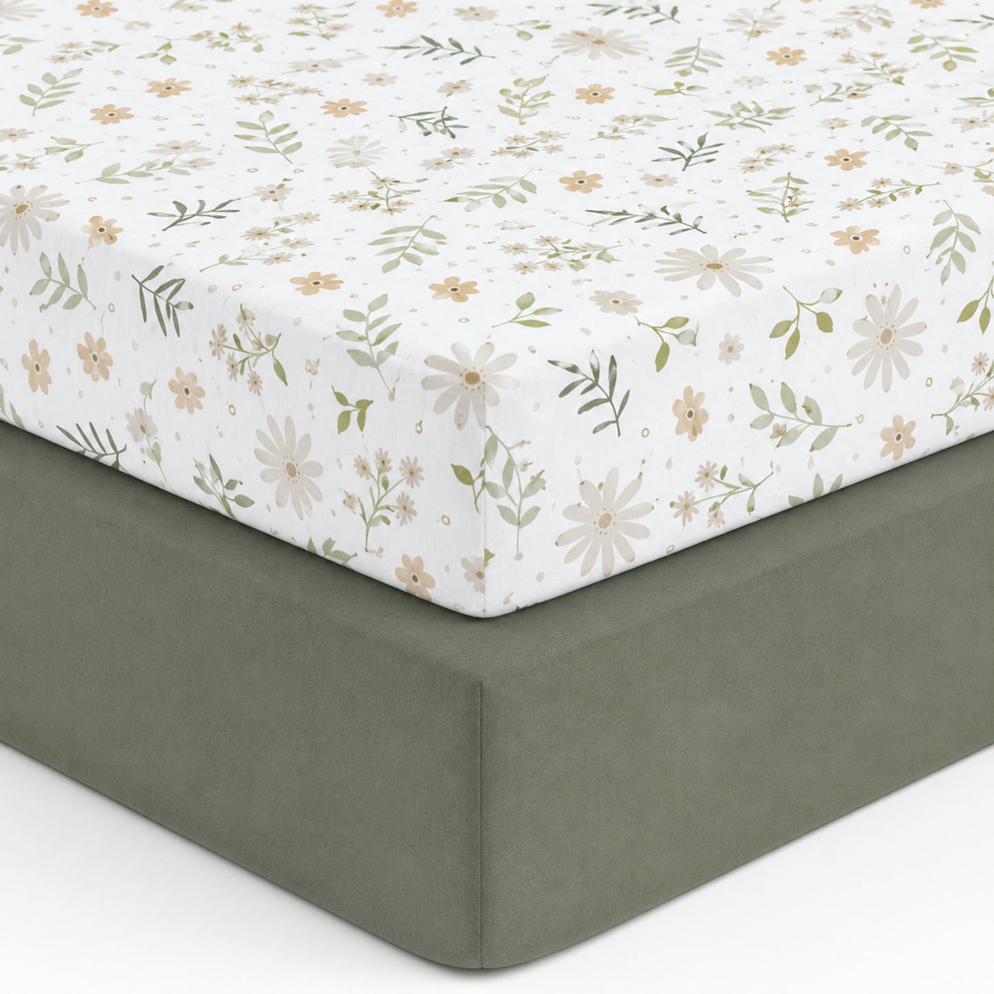 Soft Cotton Jersey Fitted Cot Sheet 120x60cm for Babies