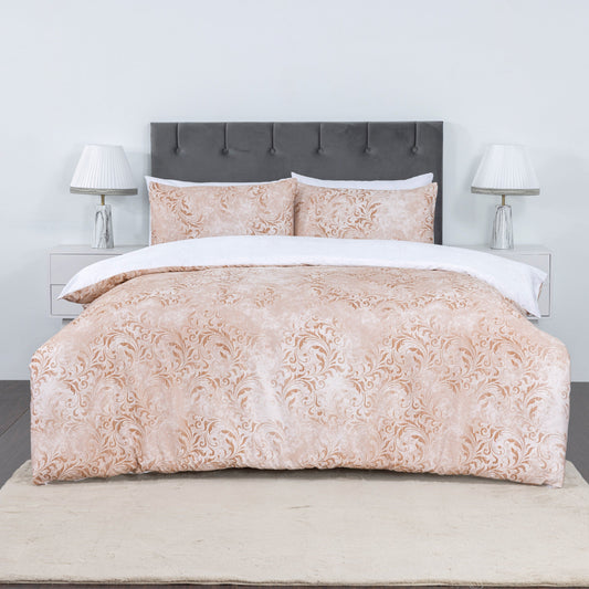 100% Cotton Sateen Printed Duvet Cover Set – 300 Thread Count Luxury Bedding – Ultra Soft & Breathable - 18505