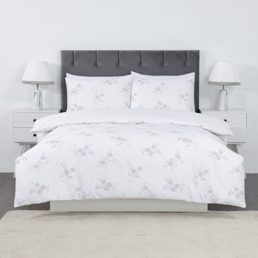 100% Cotton Sateen Printed Duvet Cover Set – 300 Thread Count Luxury Bedding – Ultra Soft & Breathable - 16838