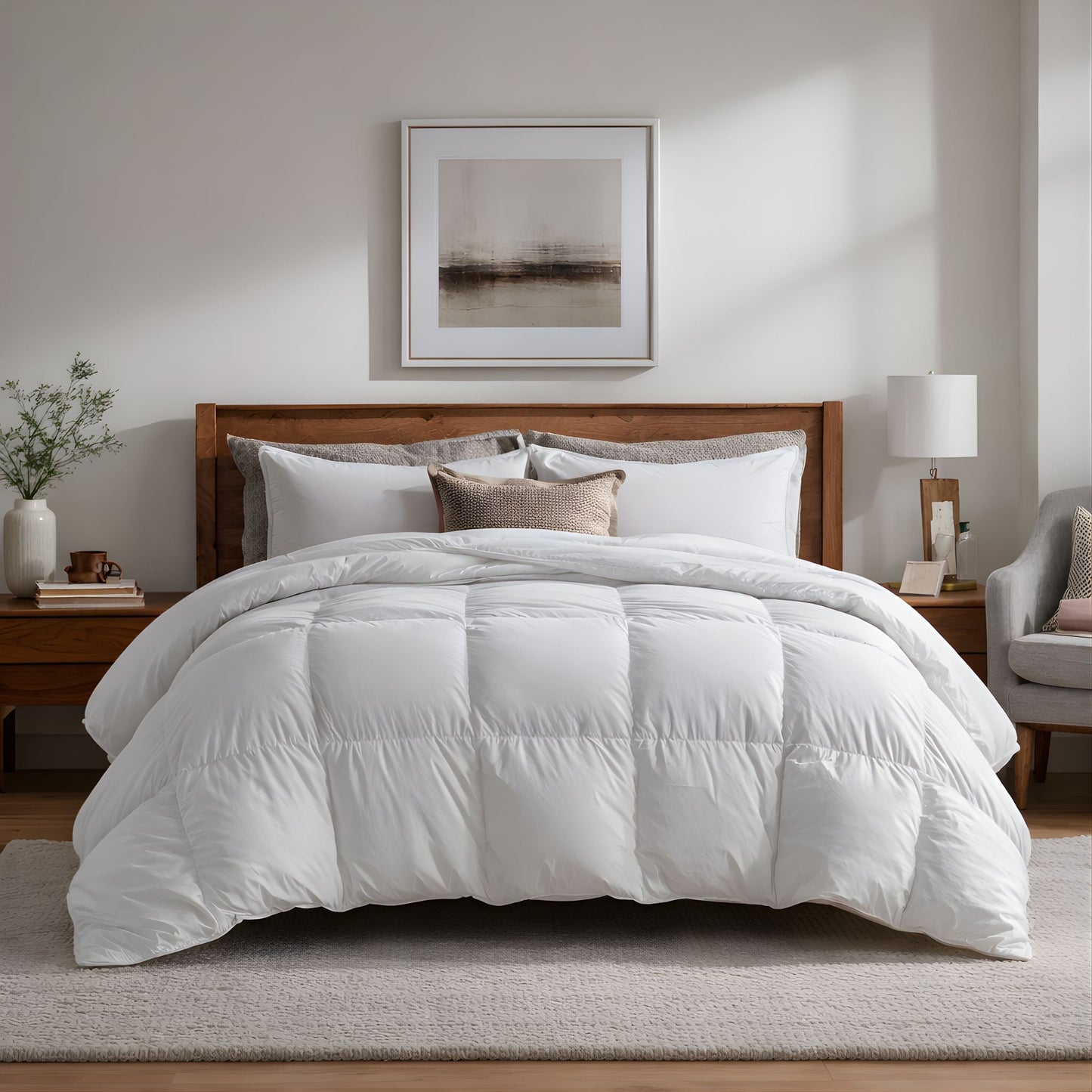 Duck Feather & Down Duvet - T220 Down-Proof Cotton Cover