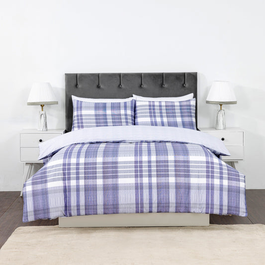 100% Cotton Sateen Printed Duvet Cover Set – 300 Thread Count Luxury Bedding – Ultra Soft & Breathable - 16871