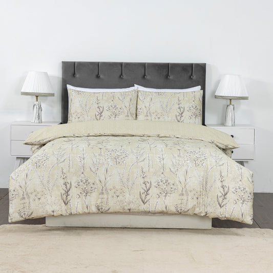 100% Cotton Sateen Printed Duvet Cover Set – 300 Thread Count Luxury Bedding – Ultra Soft & Breathable - 15437