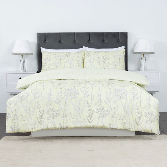 100% Cotton Sateen Printed Duvet Cover Set – 300 Thread Count Luxury Bedding – Ultra Soft & Breathable - 15437