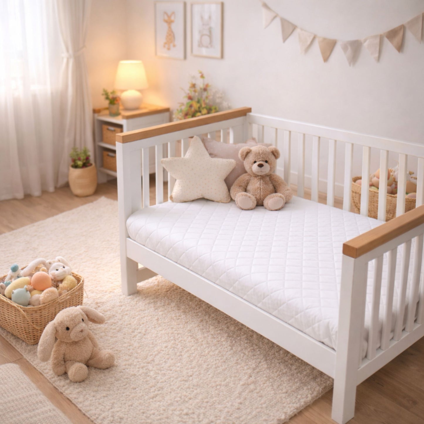 Premium Waterproof Toddler Cot Mattress 120 x 60cm