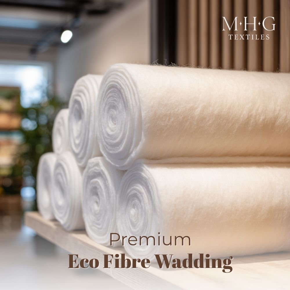 Recycled Polyester Wadding – Hypoallergenic, Soft & Washable Padding for Quilting, Crafts, Sewing & Upholstery – Multi-Purpose Use