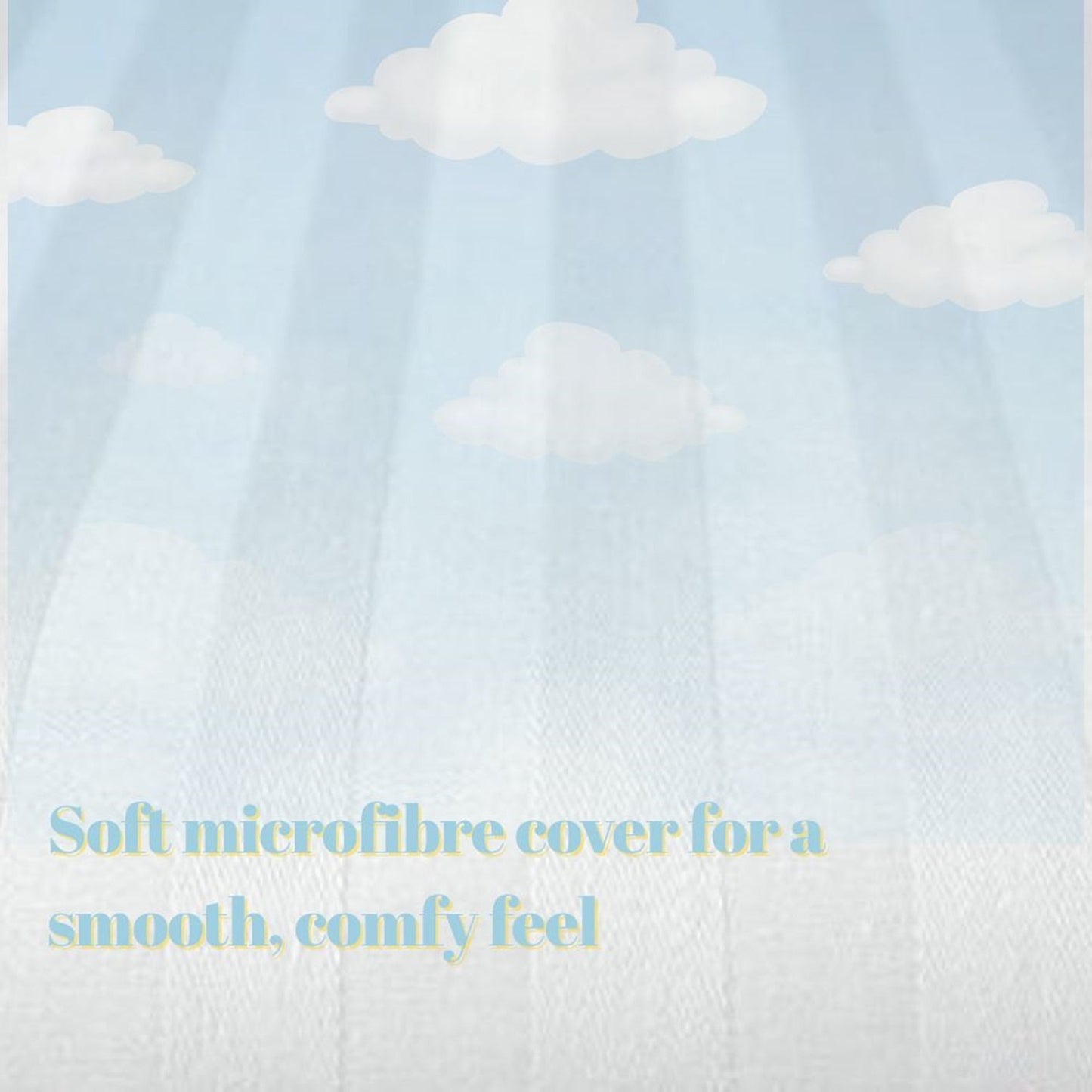 3 Tog Summer Duvet - Hypoallergenic, Lightweight & Breathable Microfibre Quilt with Satin Stripe Cover