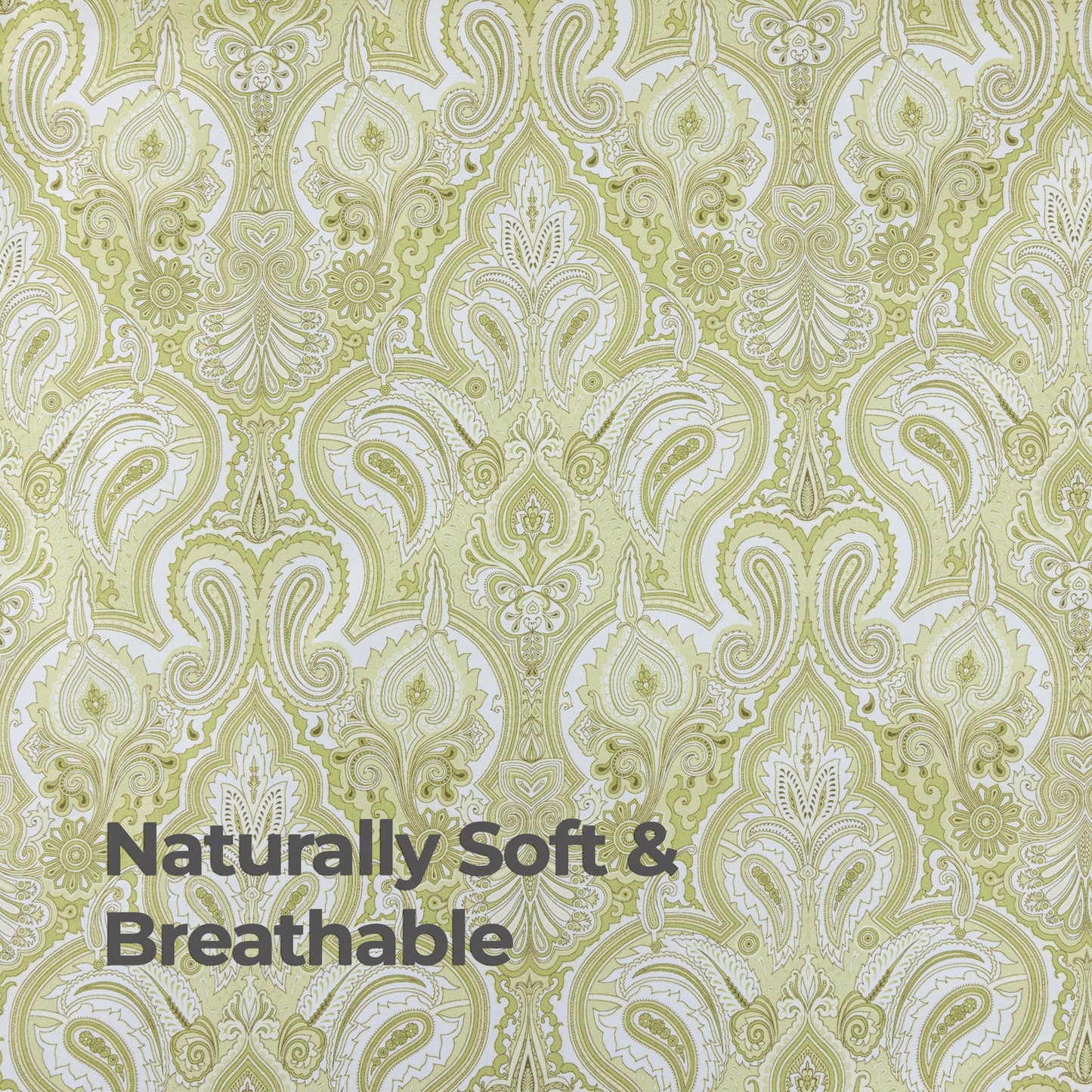 100% Cotton Sateen Printed Duvet Cover Set – 300 Thread Count Luxury Bedding – Ultra Soft & Breathable - 16830