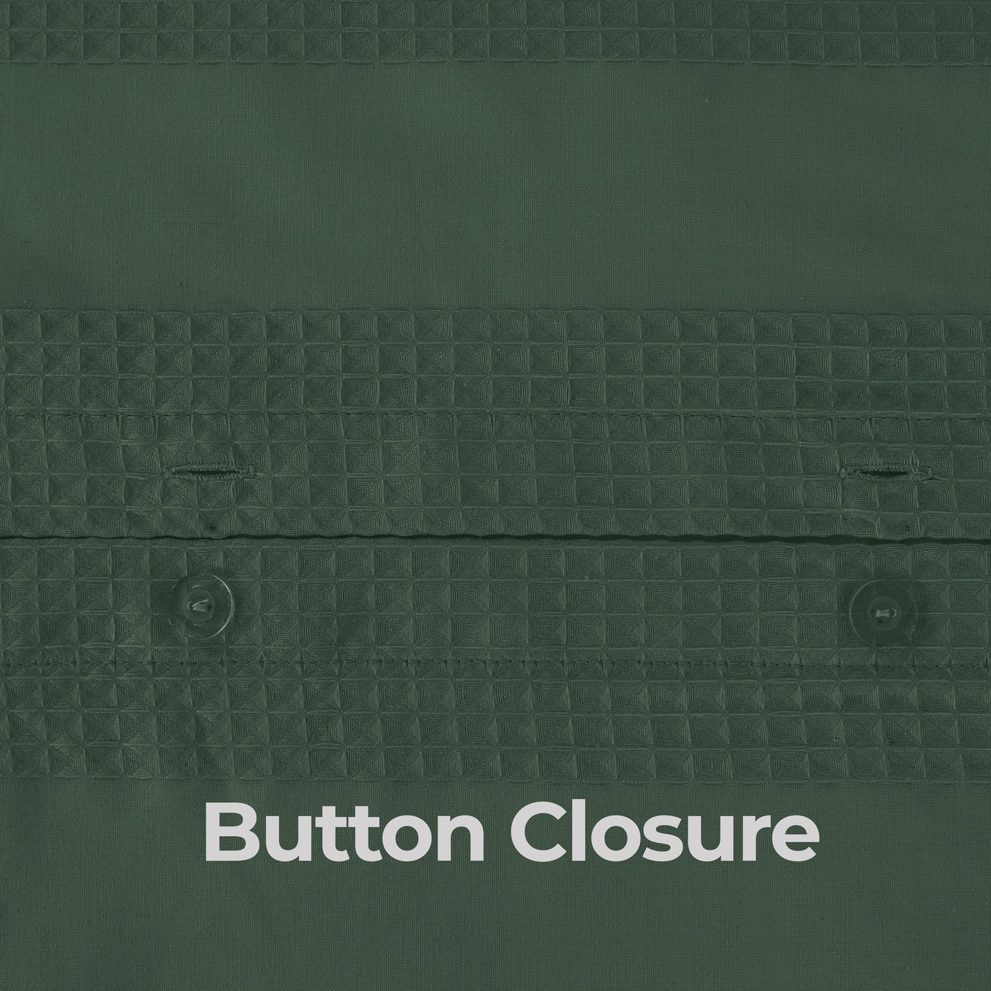 Luxury Waffle Stripe Duvet Cover Set – Soft Polycotton Blend with Button Closure – Stylish & Breathable Bedding in Trendy Colours