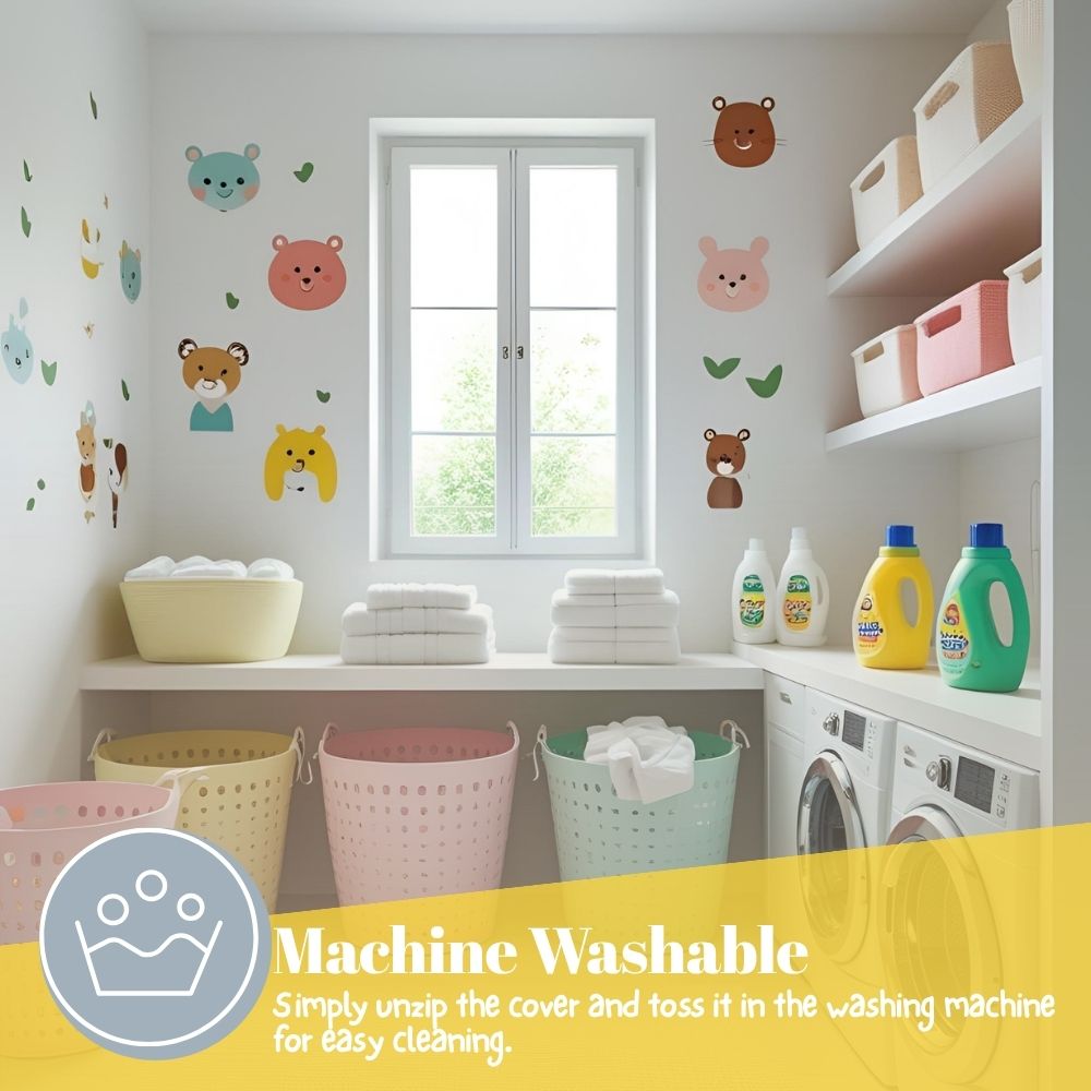 Waterproof Baby Cot Mattress - Breathable, Hypoallergenic & Supportive for Healthy Sleep