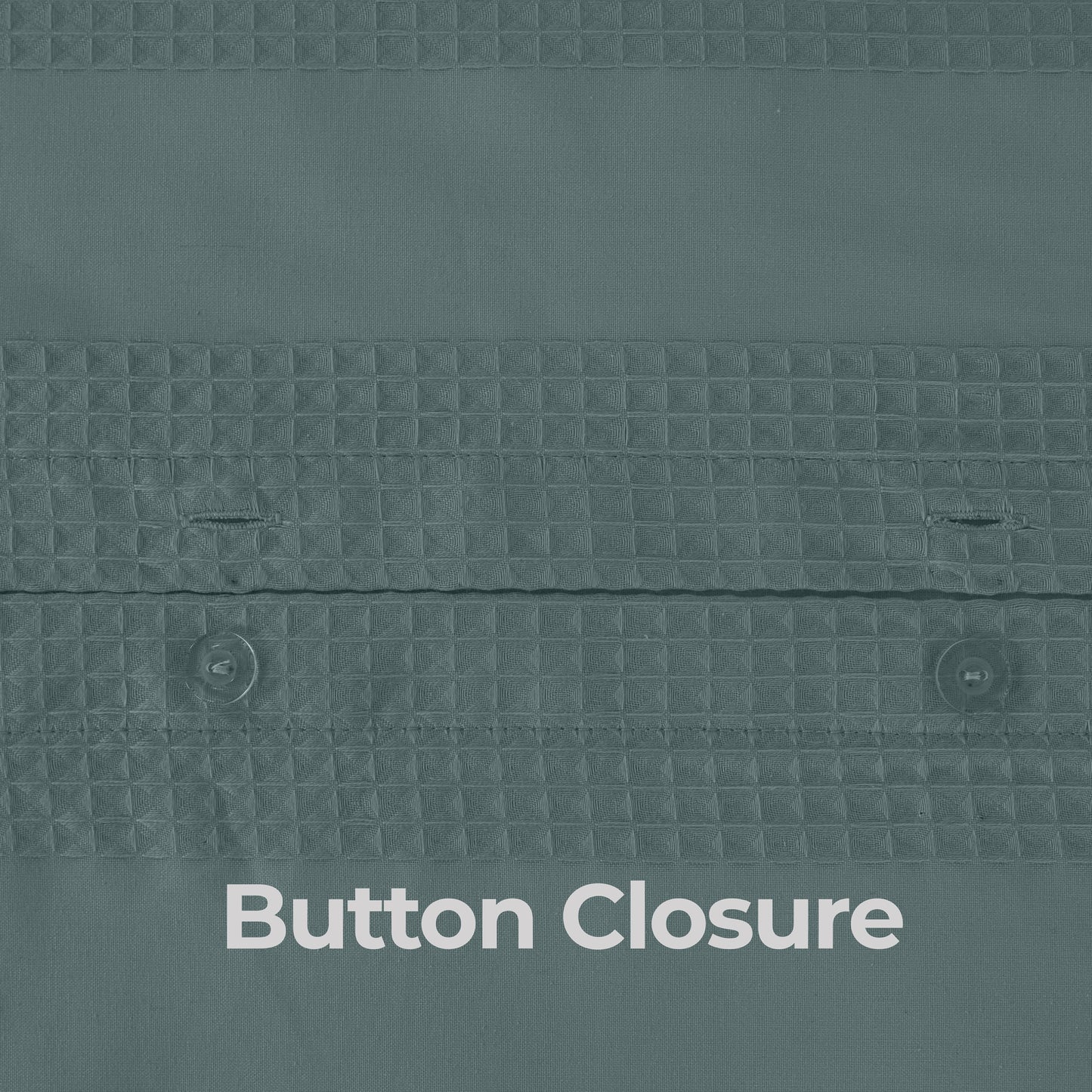 Luxury Waffle Stripe Duvet Cover Set – Soft Polycotton Blend with Button Closure – Stylish & Breathable Bedding in Trendy Colours