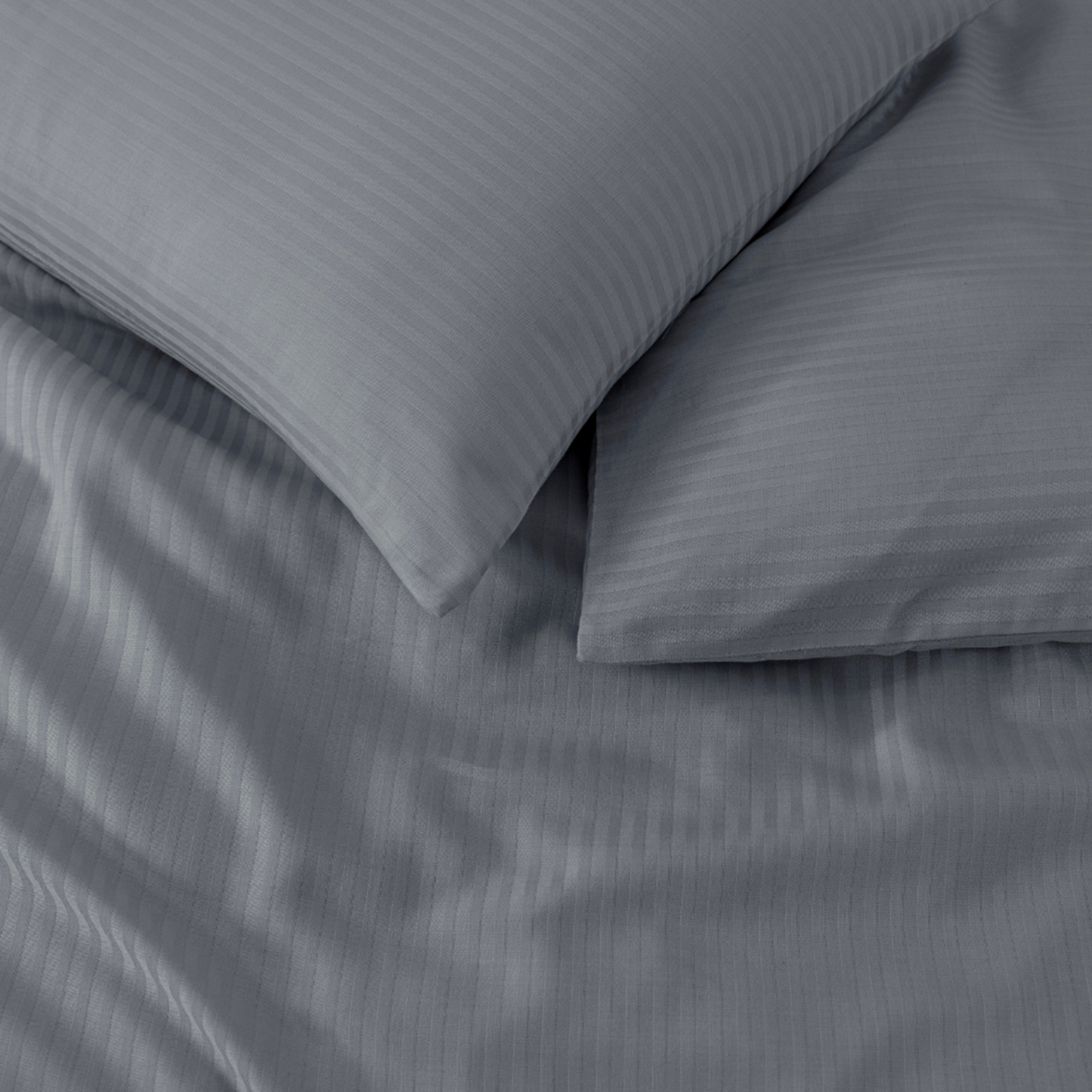 Hotel Quality Dobby Stripe Duvet Cover Set