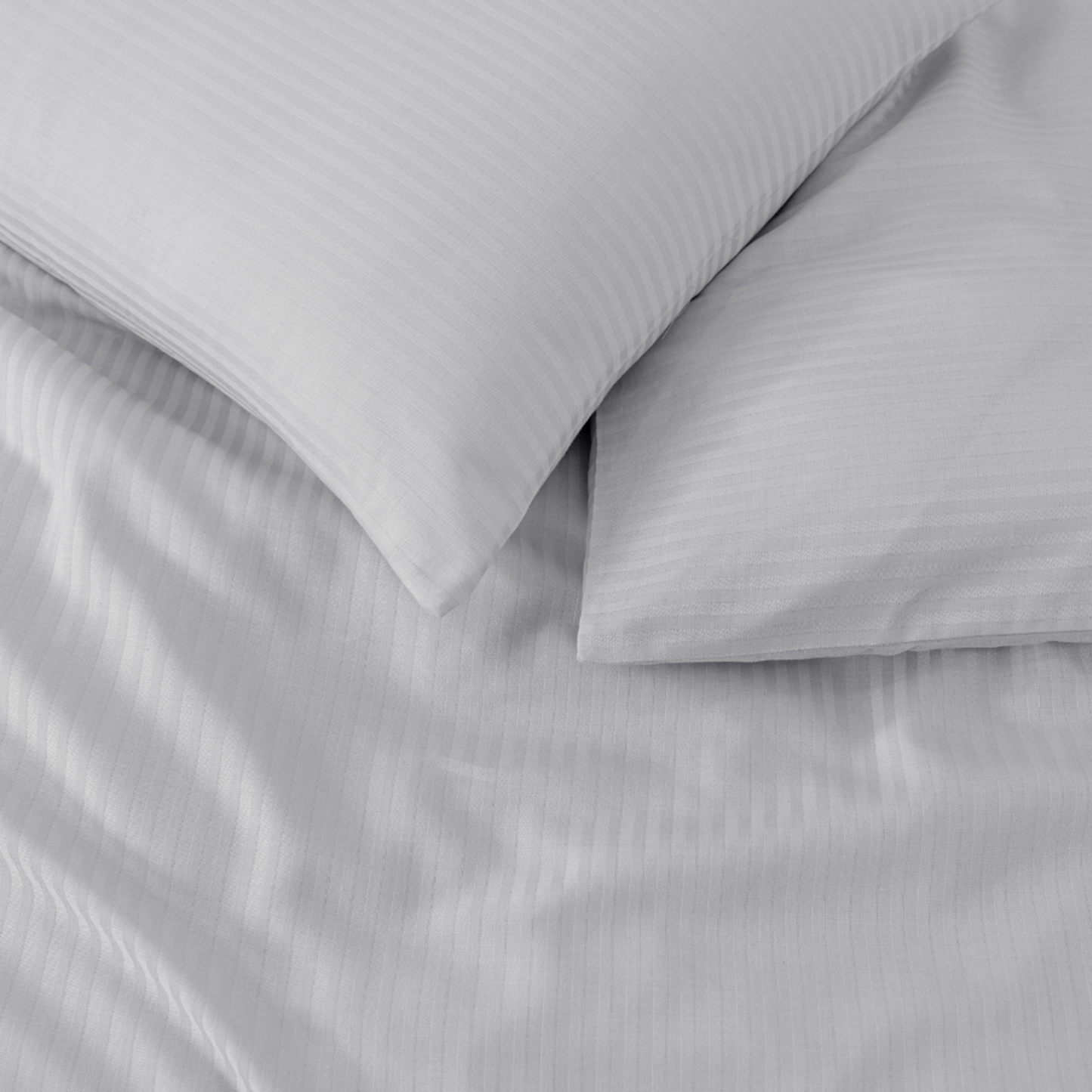 Hotel Quality Dobby Stripe Duvet Cover Set