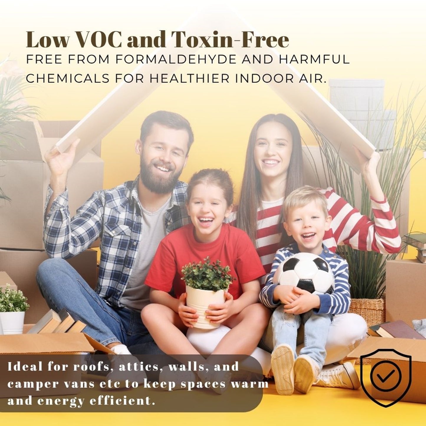 Loft Insulation Roll, Premium Itch-Free Polyester for Roof, Door, Window & Shed Insulation | Energy-Saving, Easy-Install Weather Stripping