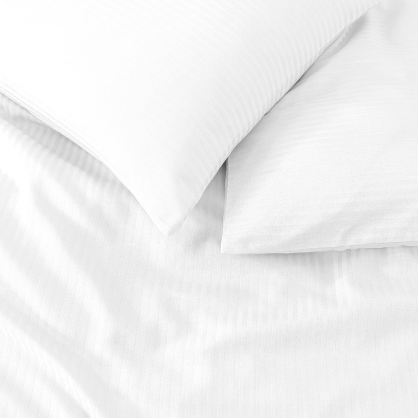 Hotel Quality Dobby Stripe Duvet Cover Set