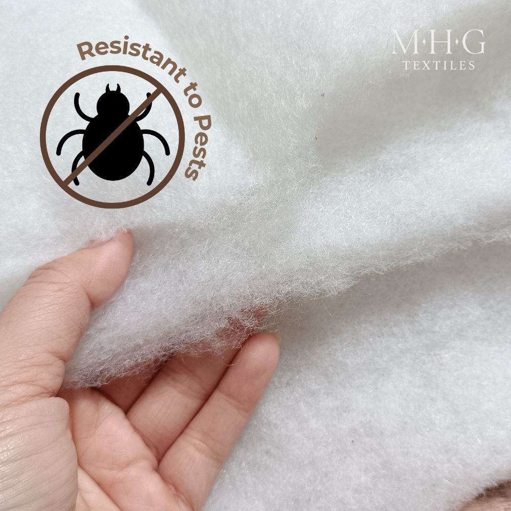 Recycled Polyester Wadding – Hypoallergenic, Soft & Washable Padding for Quilting, Crafts, Sewing & Upholstery – Multi-Purpose Use