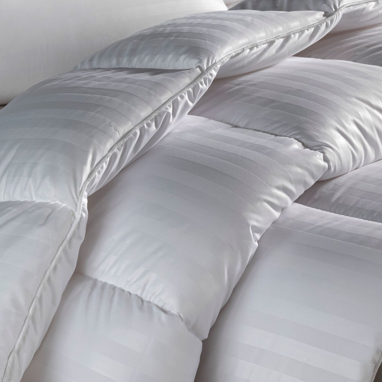 Premium Striped Microfibre Duvet - Luxury Hotel Quality Comfort