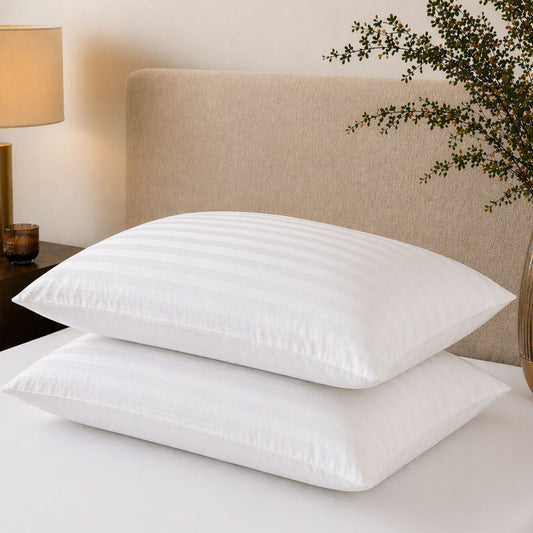 Ultimate Comfort Striped Microfiber Pillows
